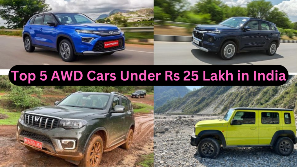 Top 5 AWD Cars Under Rs 25 Lakh in India