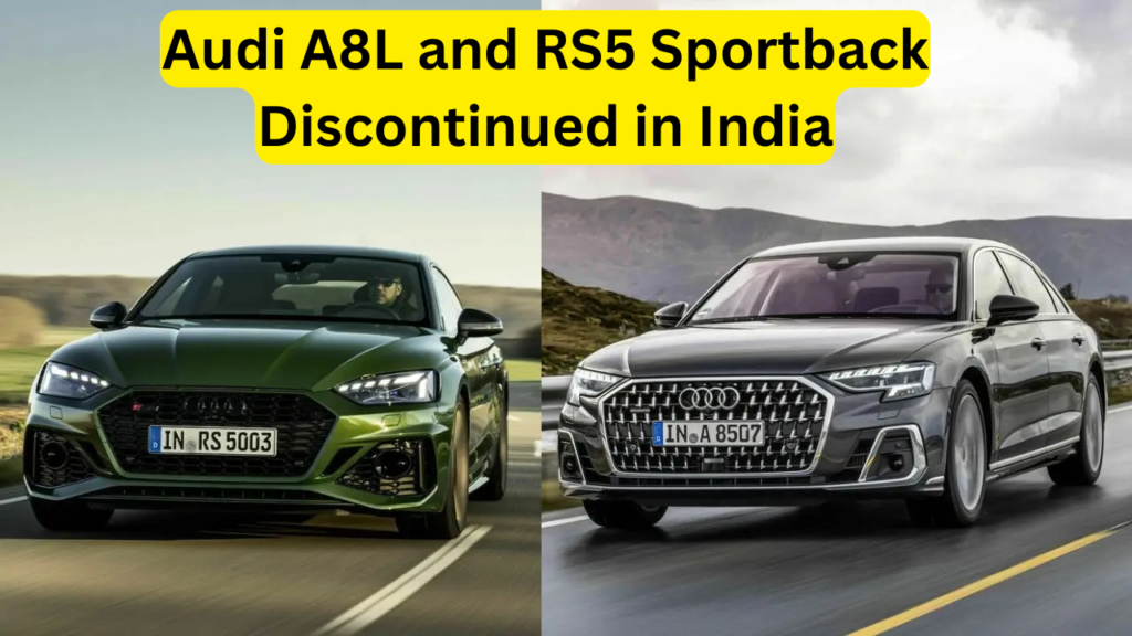 Audi A8L and RS5 Sportback Discontinued in India