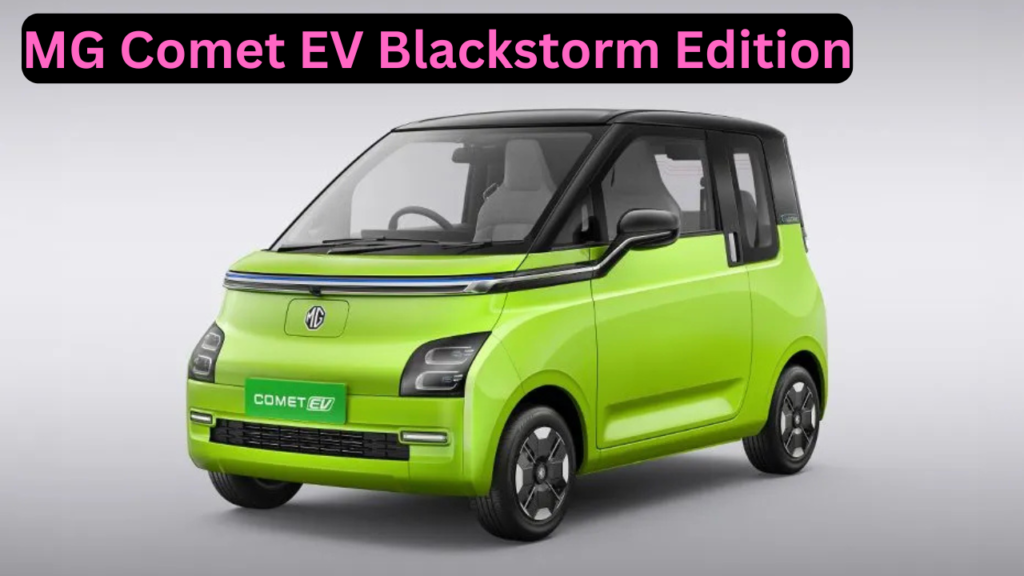 MG Comet EV Blackstorm Edition