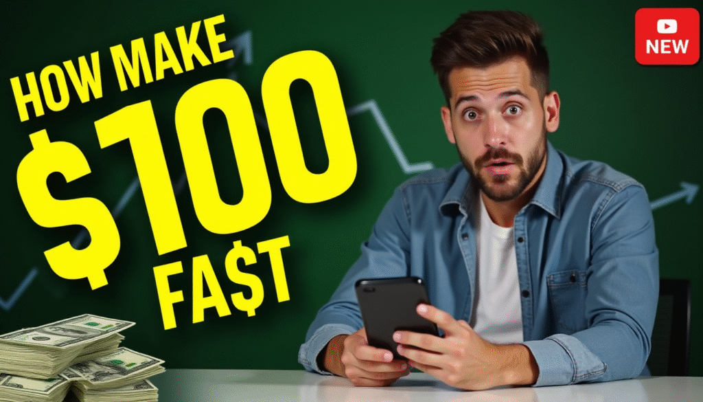 how to make 100 dollar fast